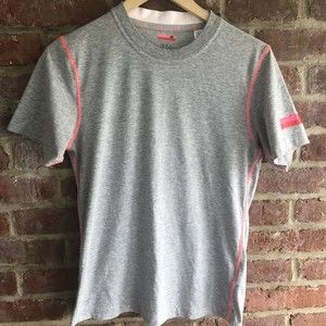 Adidas Stella McCartney Woman’s Grey/Neon Pink T-Shirt Size Small